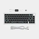 Клавіатура Zuoya GMK67 механічна основа для збирання дротова/бездротова/Bluetooth — Білий, фото 11