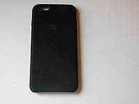 Замшевий чохол для телефона iPhone 6 Plus чорного кольору