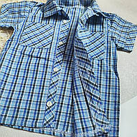 Детская летняя рубашка для мальчика р.110-116см