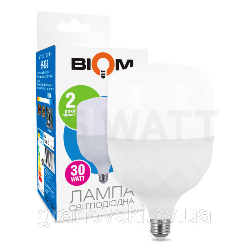 Лампочка Biom E27 30W HP-30-6 T100