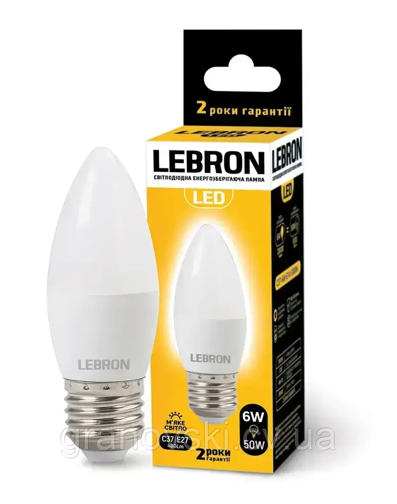 Лампочка Lebron E27 L-C37