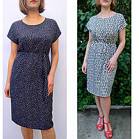 Жіноча сукня літня 64 великого розміру (50, 52, 54, 56, 58, 60, 62, 64) з штапеля