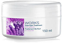 Ухаживающий ночной крем для ног с экстрактом лаванды Avon Foot Works Overnight Treatment Cream With Lavender