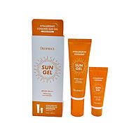 Сонцезахисний гель із гіалуроновою кислотою Deoproce Hyaluronic Cooling Sun Gel SPF50+/PA+++, 50ml+20ml