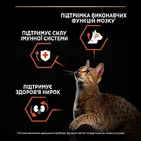 Сухий корм для дорослих котів Purina Pro Plan Adult 1+ Vital Functions з лососем 10 кг, фото 8
