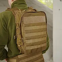 Штурмовой рюкзак на плитоноску койот Cordura 1000D Навесной тактический рюкзак