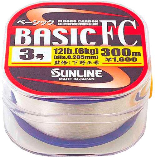 Флюорокарбон Sunline Basic FC 300м #2/0.235 мм 8LB