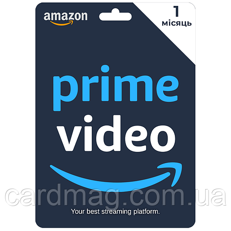 Підписка Amazon Prime Video 4K Ultra HD на 1 місяць (Акаунт на 1 пристрій), фото 1