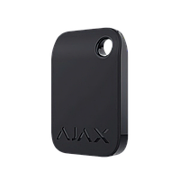 Защищенный бесконтактный брелок для клавиатуры AJAX Tag - 3 шт. (black)