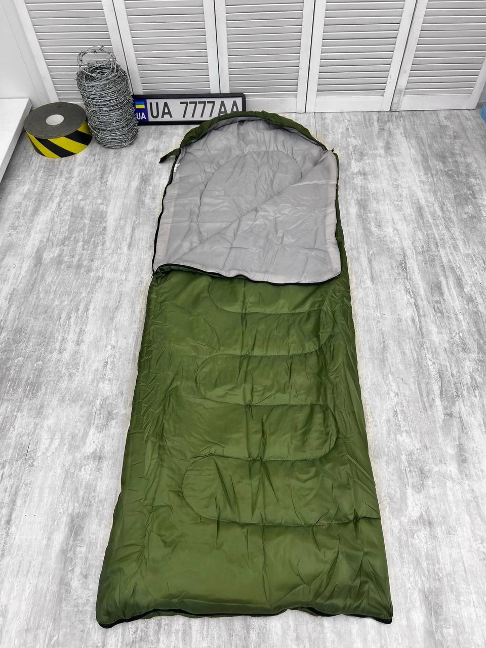 Літній спальний мішок 210 см, Спальник для ЗСУ олива