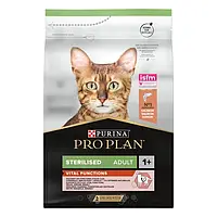 Сухой корм для кошек после стерилизации Purina Pro Plan Sterilised Adult 1+ Vital Functions с лососем 1.5 кг