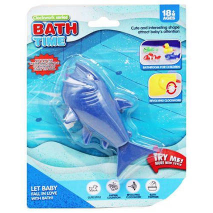 Заводна іграшка для ванни "Акула" пластикова