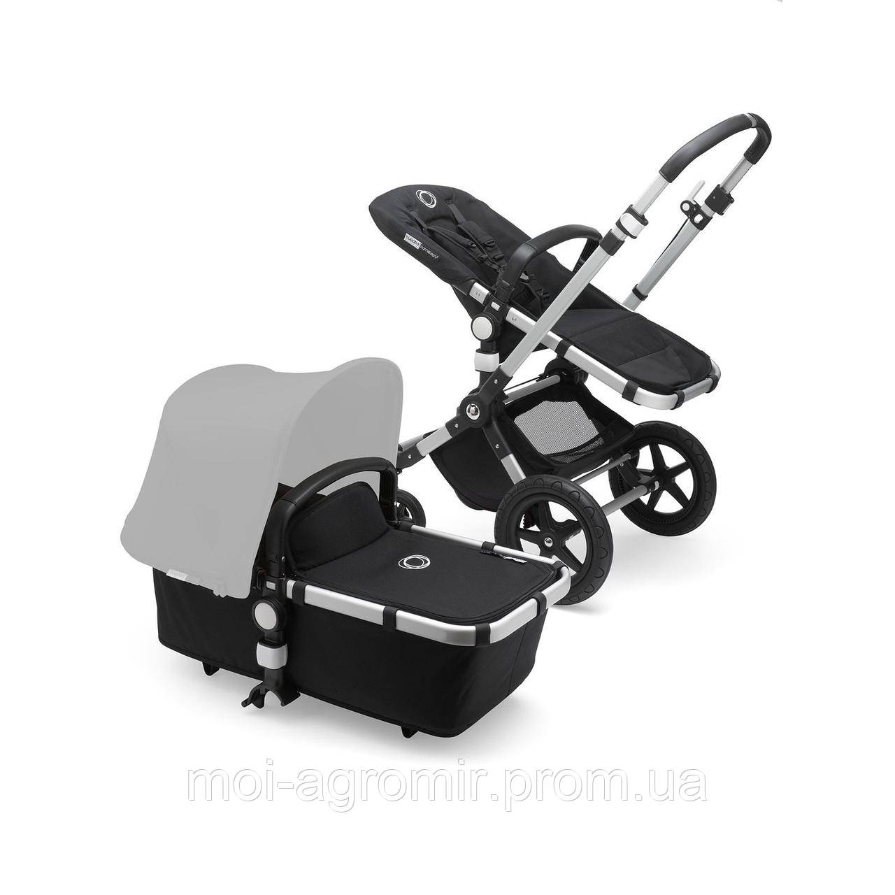 Bugaboo коляска 2 в 1 Cameleon 3 Plus base без капюшона, Alu/Black