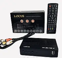 Приставка - Ресивер цифровой эфирный DVB-T2 тюнер - LOCUS 08 (DVB-C/T2, АС3, Youtube, IPTV player, Megogo) Под