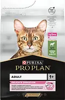 Сухой корм Purina Pro Plan Adult 1+ Delicate Digestion для кошек с чувствительным пищеварением с ягненком 3 кг