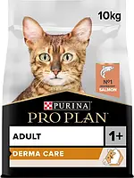 Сухий корм для дорослих котів Purina Pro Plan Adult 1+ Derma Care для підтримки шкіри та вовни з лососем 10 кг, фото 4