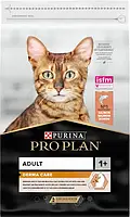 Сухой корм для взрослых кошек Purina Pro Plan Adult 1+ Derma Care для кожи и шерсти с лососем 10 кг