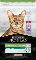 Сухой корм Purina Pro Plan Sterilised Adult 1+ Renal Plus для кошек после стерилизации с индейкой 10 кг