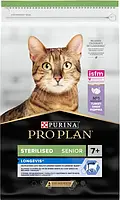 Сухой корм для стерилизованных кошек Purina Pro Plan Sterilised Senior 7+ с индейкой 10 кг