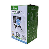 Портативна система освітлення CCLAMP CL-508 2 LED лампи + сонячна панель (3_02942), фото 6