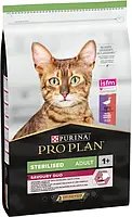 Сухий корм для котів по стерилізації Purina Pro Plan Sterilised Adult 1+ Savoury Duo з качкою та печінкою 10 кг, фото 3
