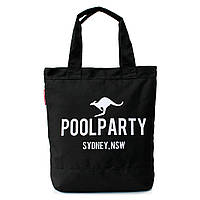 Коттоновая сумка Poolparty pool1-black