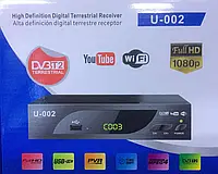 Цифровая приставка T2 тюнер для телевизора U002 DVB-Т2 с поддержкой Wi-Fi. ТВ тюнеры