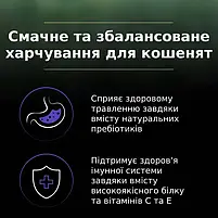 Сухий повнораційний корм для кошенят Purina Pro Plan LiveClear від алергенів на шерсті з індичкою 1.4 кг, фото 6