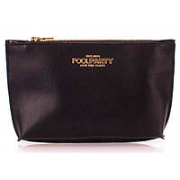 Шкіряна косметичка-клатч Poolparty Pouch black