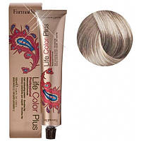 Стойкая крем-краска для волос 901 светло-пепельный блондин, сильный осветлитель Life Color Plus Farmavita, 100