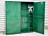 Шафа під рампу для шести балонів з воднем зелена 1800х500х2000мм Kompred OL672, фото 5