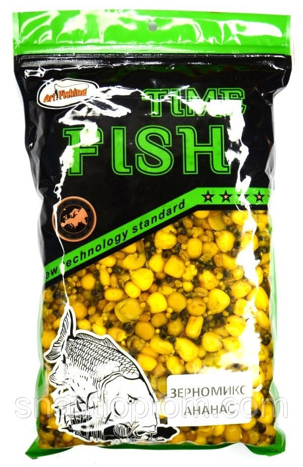 Зерномікс рибальський, Art Fishing, 500г, смак Ананас