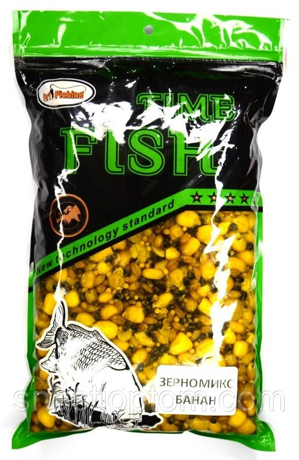 Зерномікс для риби, Art Fishing, 500г, смак Банан