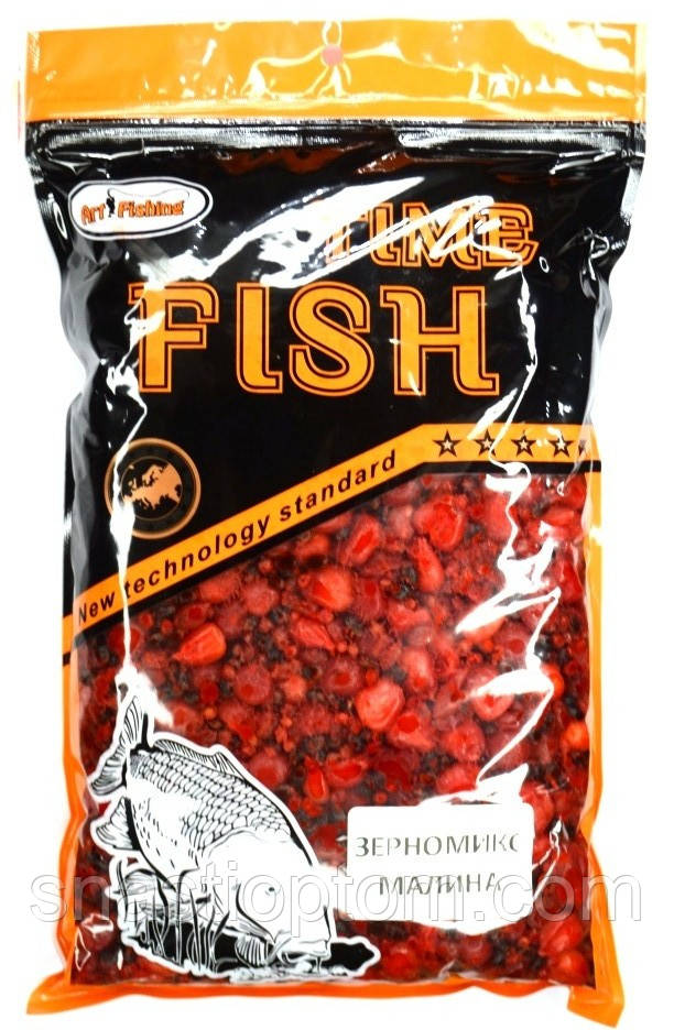 Зерномікс для риболовлі, Art Fishing, 500г, смак Малина