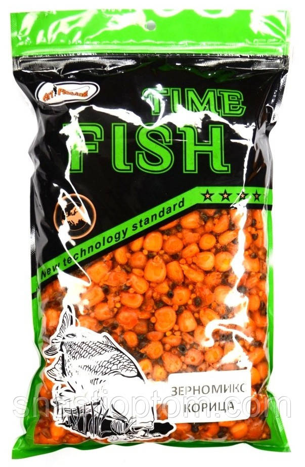 Зерномікс для риби, Art Fishing, 500г, смак Кориця