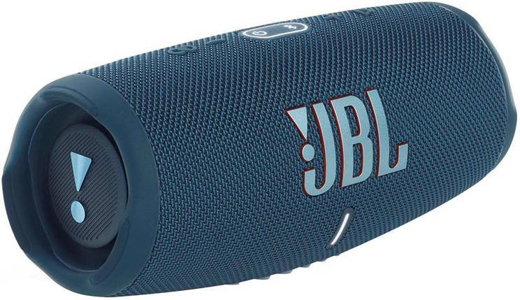 Колонка портативна Bluetooth JBL Charge 5 Blue (JBLCHARGE5BLU), фото 2