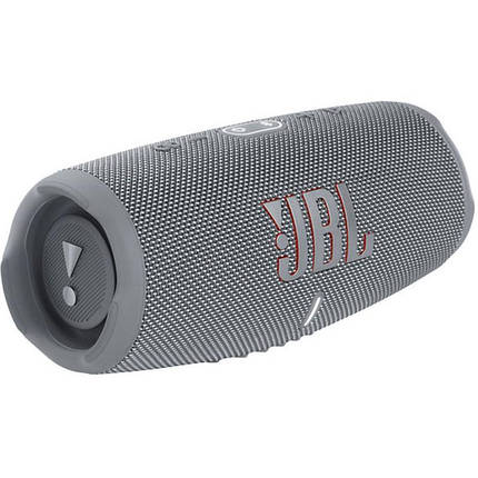 Колонка портативна Bluetooth JBL Charge 5 Gray (JBLCHARGE5GRY), фото 2