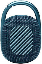 Колонка портативна Bluetooth JBL Clip 4 Blue (JBLCLIP4BLU), фото 3