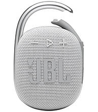 Колонка портативна Bluetooth JBL Clip 4 Eco White (JBLCLIP4ECOWHT)