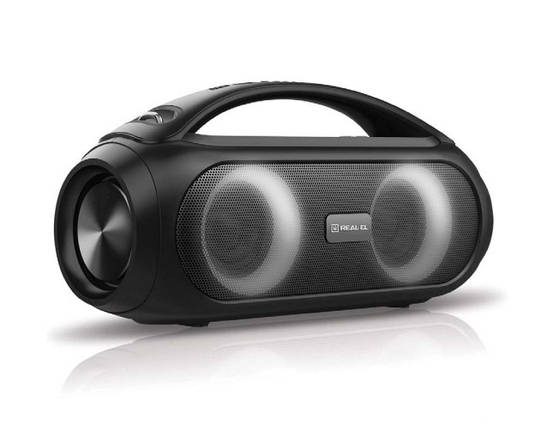 Колонка портативна Bluetooth REAL-EL X-745 Black, фото 1