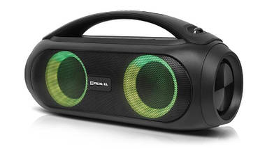 Колонка портативна Bluetooth REAL-EL X-745 Black, фото 5