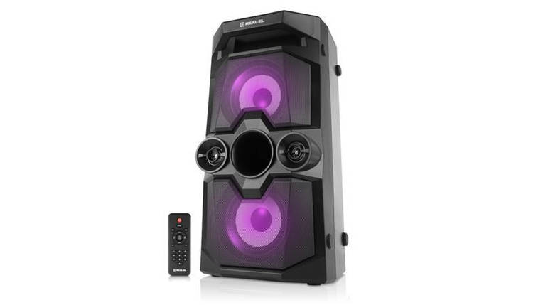 Колонка портативна Bluetooth REAL-EL X-771 Black, фото 1