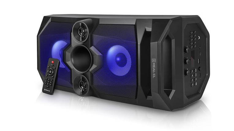 Колонка портативна Bluetooth REAL-EL X-771 Black, фото 3