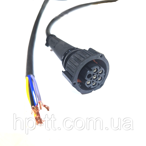 Конектор AMP Fristom 7 pin з кабелем WTY AMP 7PIN M10, фото 3