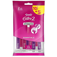 Станки одноразові жіночі Wilkinson Extra2 Essentials Beauty (10+5шт.)