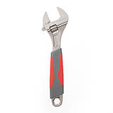 Ключ розвідний 250 мм, ізольована рукоятка,нікелеве покриття INTERTOOL XT-0025 mst mst, фото 2