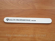 Пилка "Salon professional"- біла, пряма, 100/100 грід