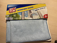 W5 microfibre Cloths Салфетки из микрофибры 2 шт 31х31 см "Ts"