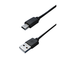 Кабель RMC High Quality USB 2.0 - Mini-USB Black 1.5m