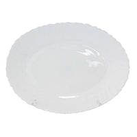 Блюдо овальное SNT 30062-00 30 см белое
